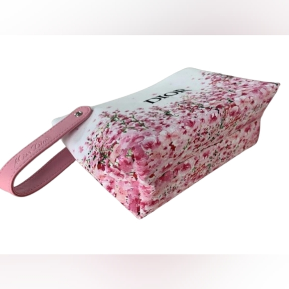 Dior Floral Cosmetic Bag Pouch Trousse Makeup Case Clutch Gift with purchase - Picture 3 of 6